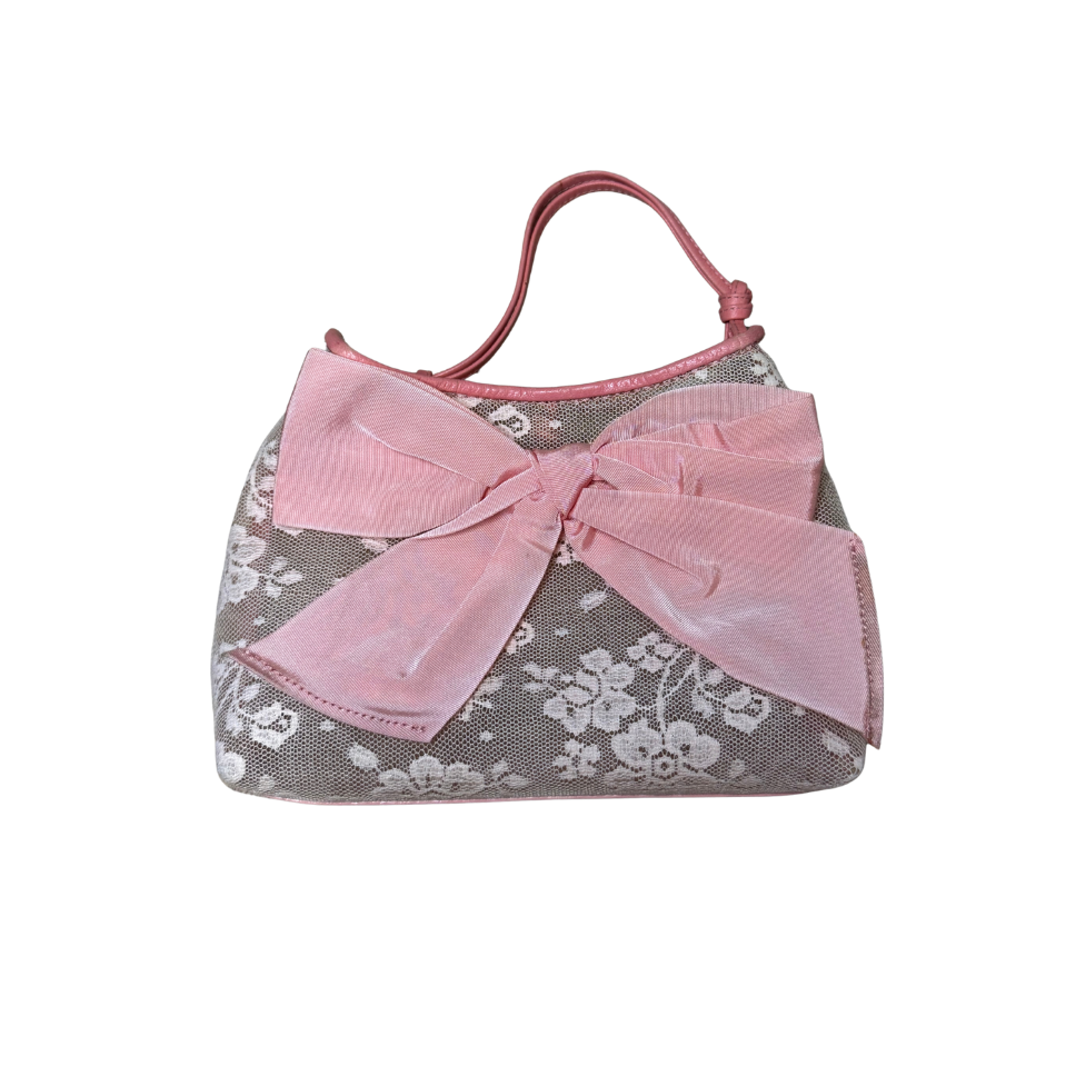 Moschino Lace Bow Mini Bag