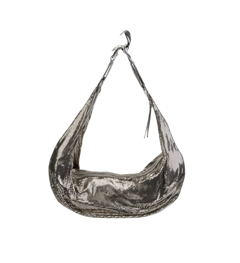 Chloé by Phoebe Philo Chainmail Silver Hobo Bag