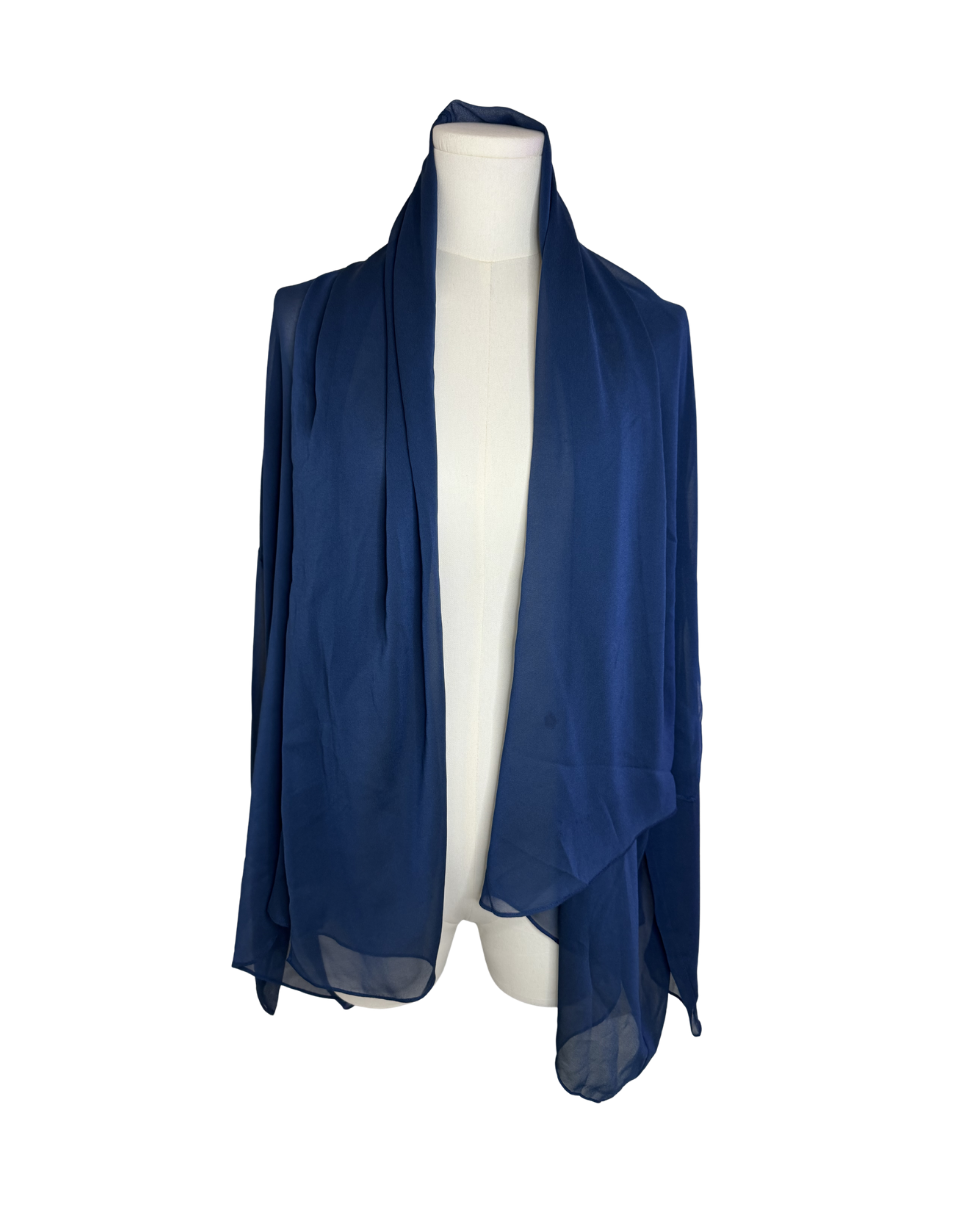 Dolce & Gabbana Blue Sheer Cardigan/Cover Up