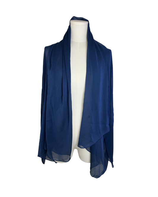 Dolce & Gabbana Blue Sheer Cardigan/Cover Up
