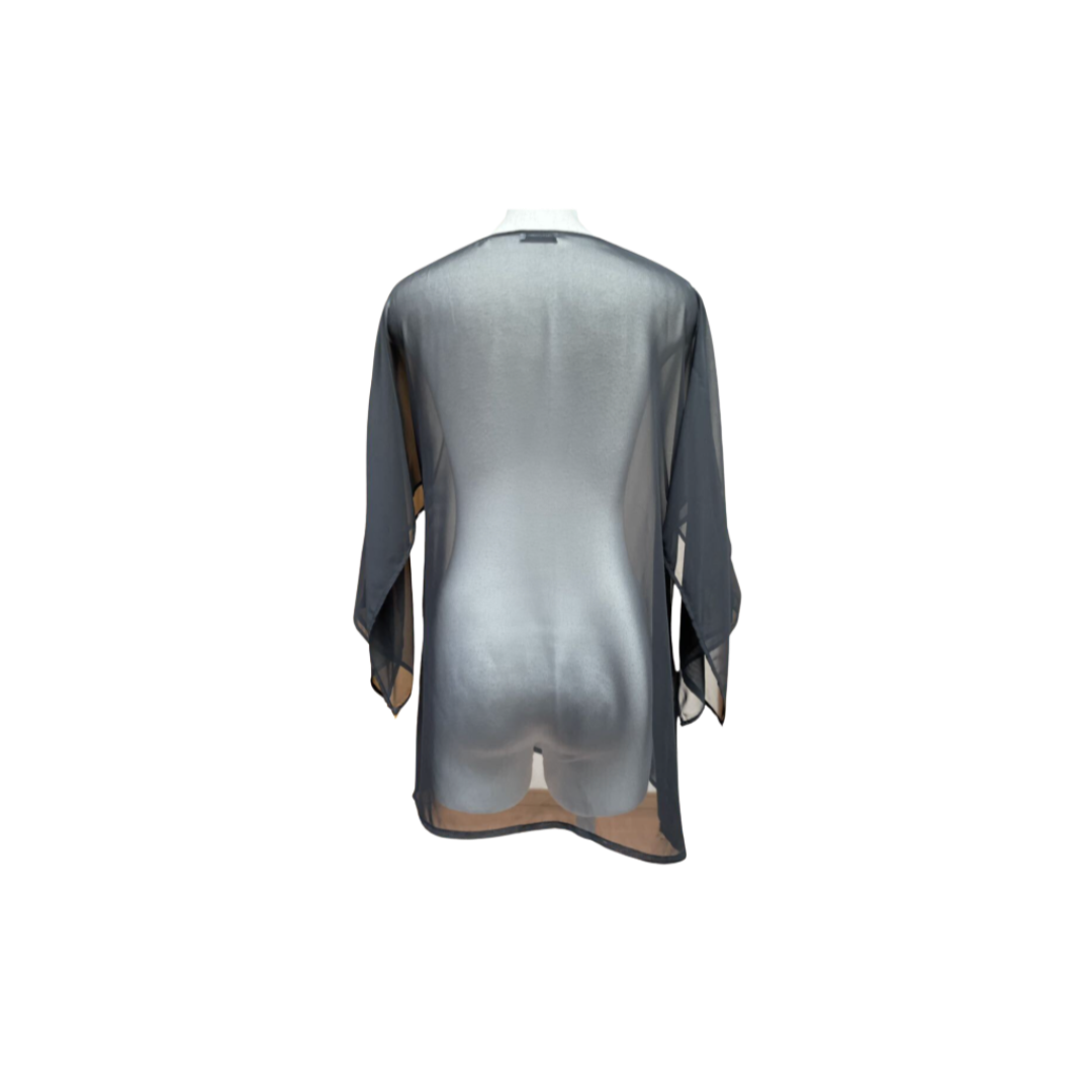 Dolce & Gabbana Sheer Black Cover Up