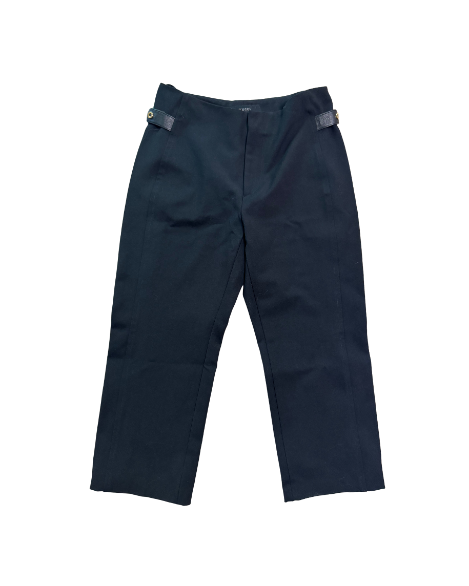 Gucci Black Cropped Pants