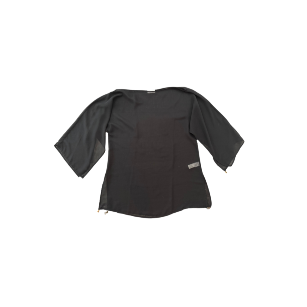 Dolce & Gabbana Sheer Black Cover Up
