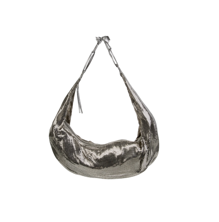 Chloé by Phoebe Philo Chainmail Silver Hobo Bag