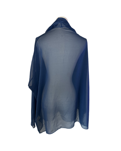 Dolce & Gabbana Blue Sheer Cardigan/Cover Up