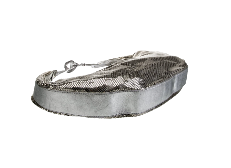 Chloé by Phoebe Philo Chainmail Silver Hobo Bag