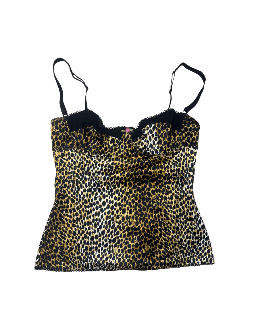 Dolce & Gabbana Leopard Bustier Top
