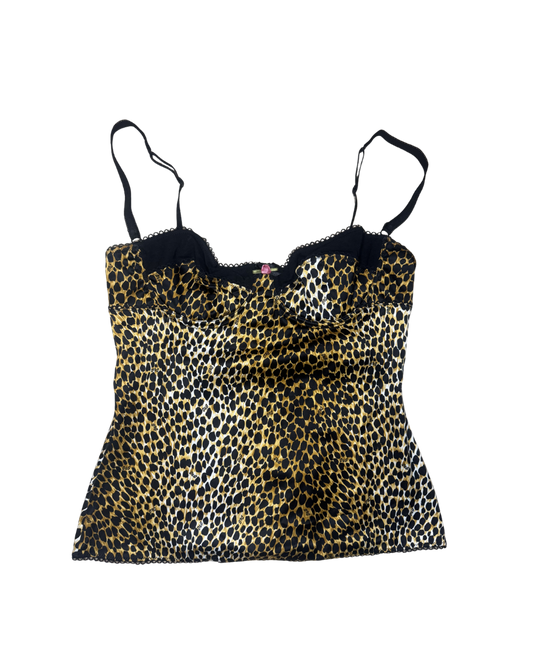 Dolce & Gabbana Leopard Bustier Top
