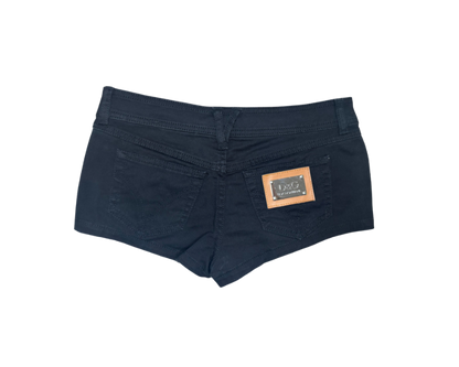Dolce & Gabbana Black Denim Micro Mini Shorts