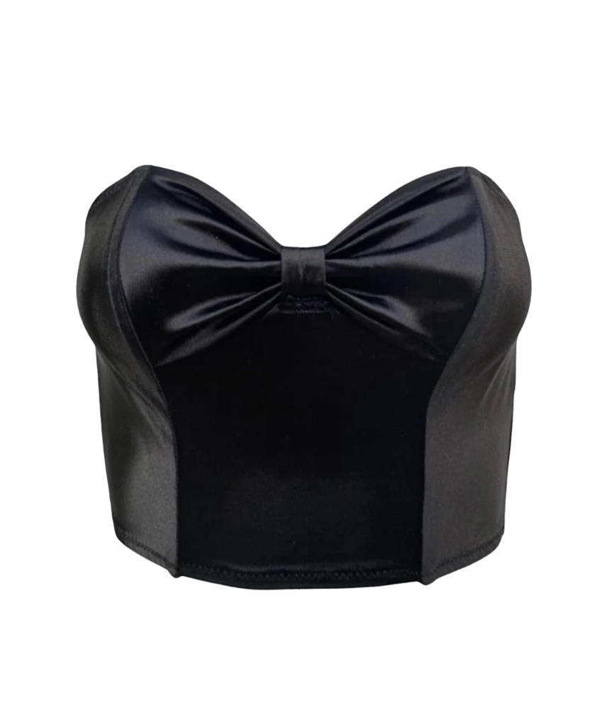 Christian Dior Lingerie Bow Corset Top