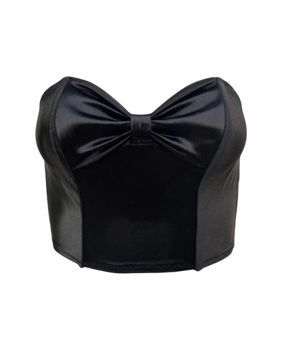 Christian Dior Lingerie Bow Corset Top