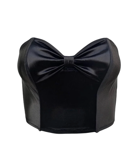 Christian Dior Lingerie Bow Corset Top