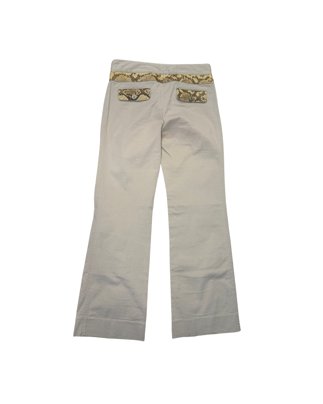 Dolce & Gabbana Snakeskin Accent Pants