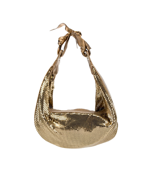 Chloé by Phoebe Philo Chainmail Gold Mini Hobo Bag
