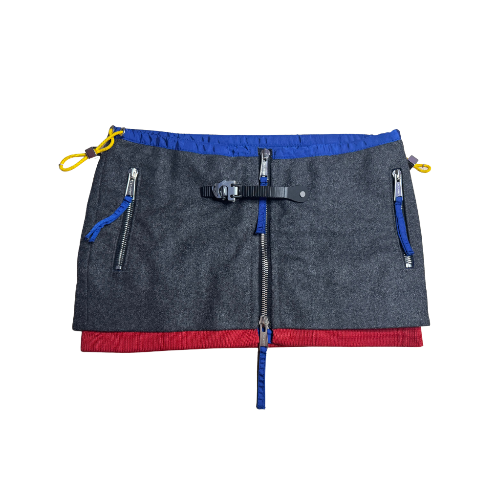 Dsquared² Color-Block Utility Mini Skirt