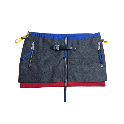 Dsquared² Color-Block Utility Mini Skirt