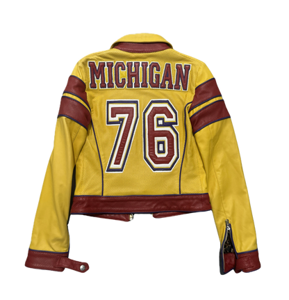 Dolce & Gabbana "Michigan” “76” Leather Jacket