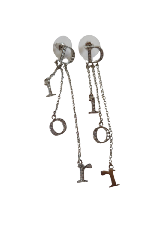 Christian Dior Rhinestone Waterfall Earrings