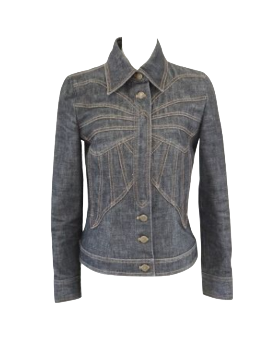 Dolce & Gabbana Butterfly Denim Jacket