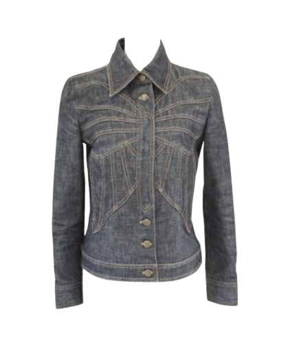 Dolce & Gabbana Butterfly Denim Jacket