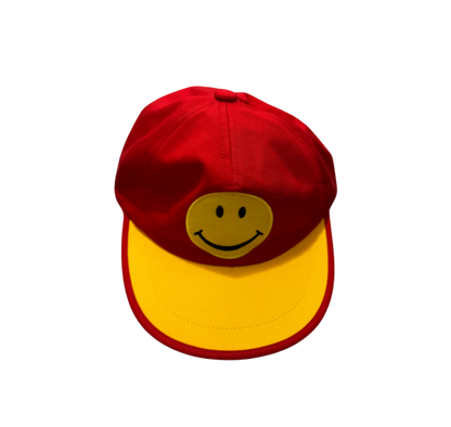 Moschino Cheap & Chic Double Brimmed Red Hat
