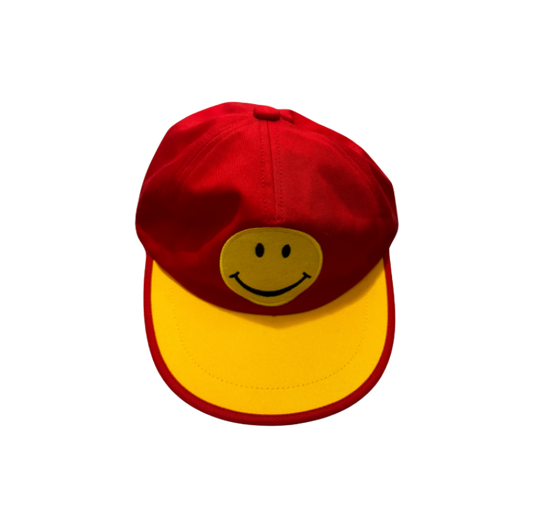 Moschino Cheap & Chic Double Brimmed Red Hat
