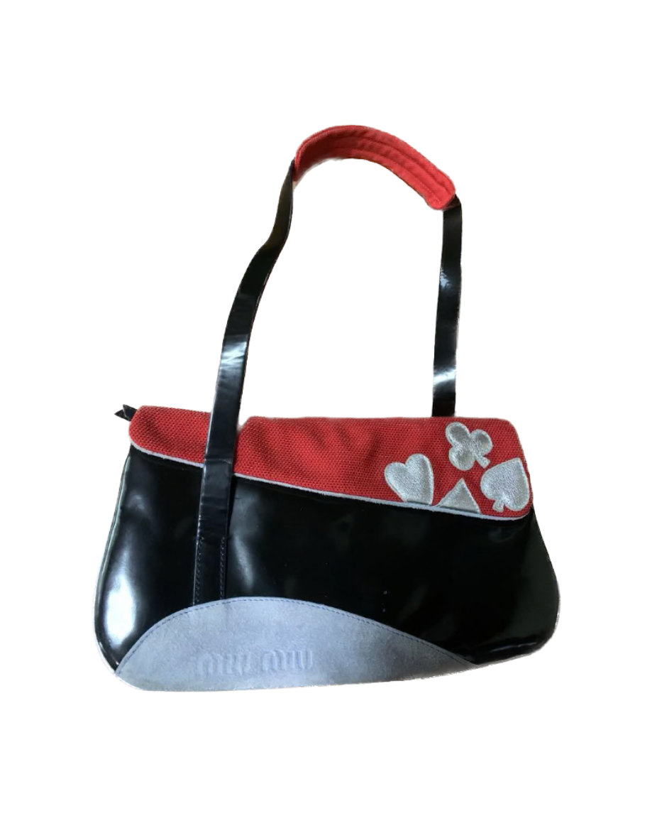 Miu Miu Playing Card Style Shoulder Bag
