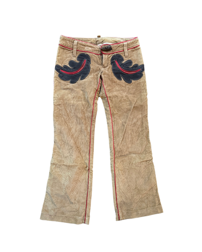 Dsquared² Tan Corduroy Pants