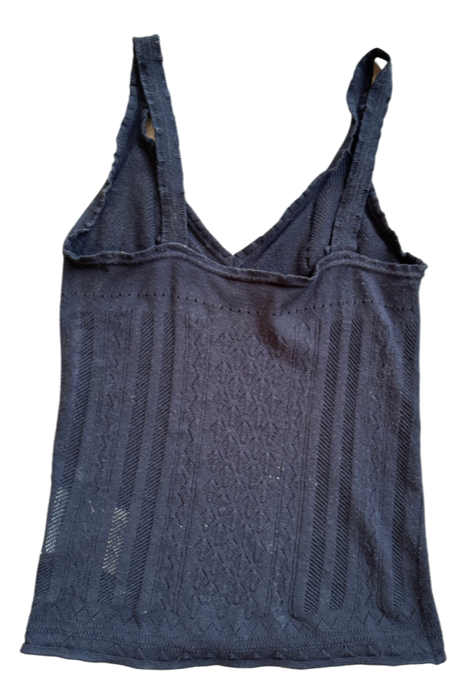 Dolce & Gabbana Knit Black Cami Top
