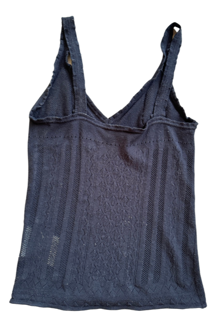 Dolce & Gabbana Knit Black Cami Top
