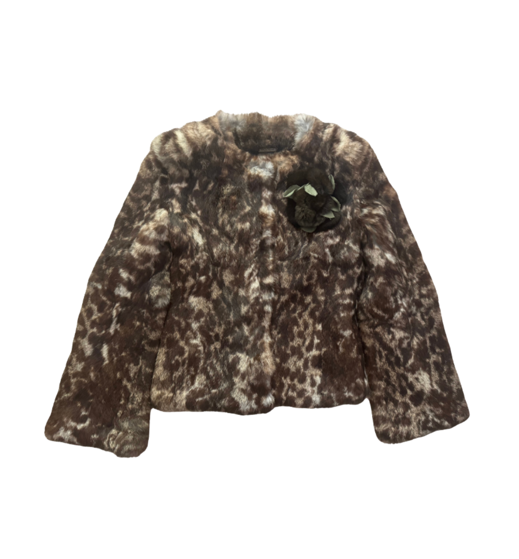 Dolce & Gabbana Leopard Fur Coat