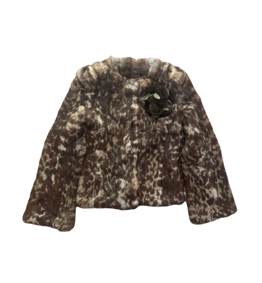 Dolce & Gabbana Leopard Fur Coat