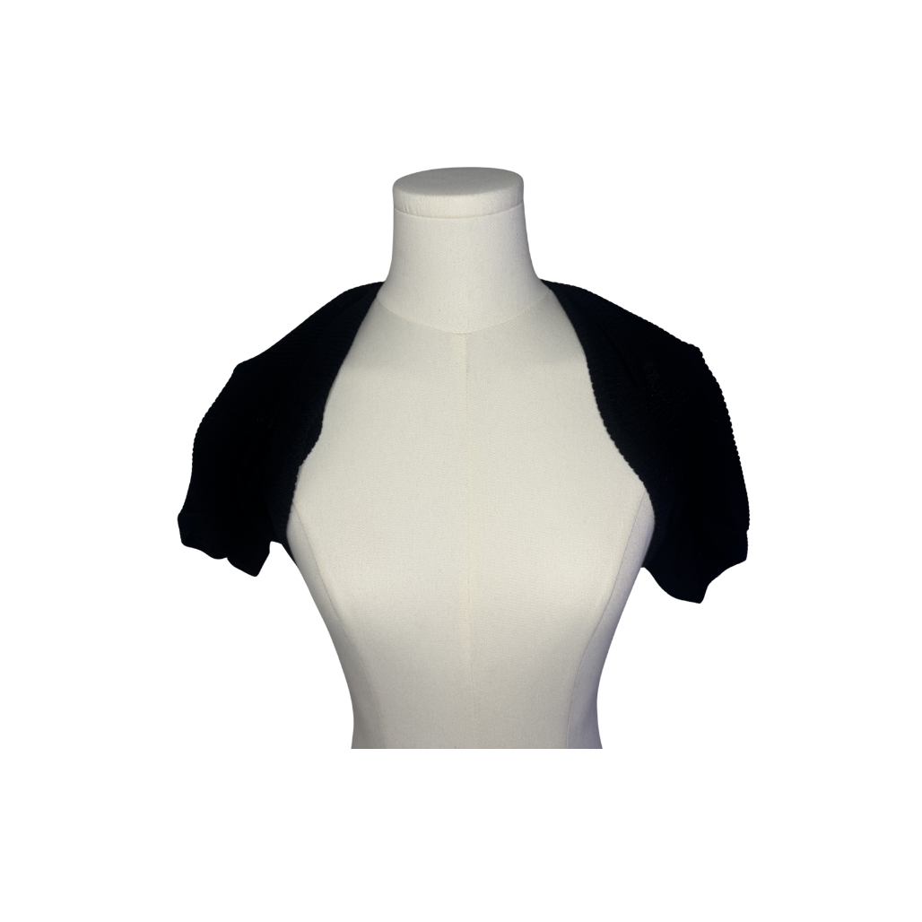 Moschino Black Short Sleeve Bolero