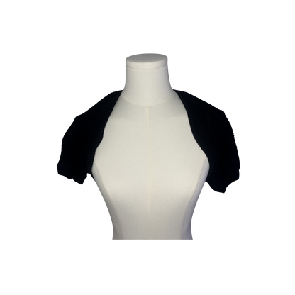 Moschino Black Short Sleeve Bolero