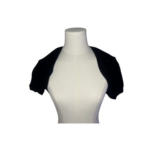 Moschino Black Short Sleeve Bolero