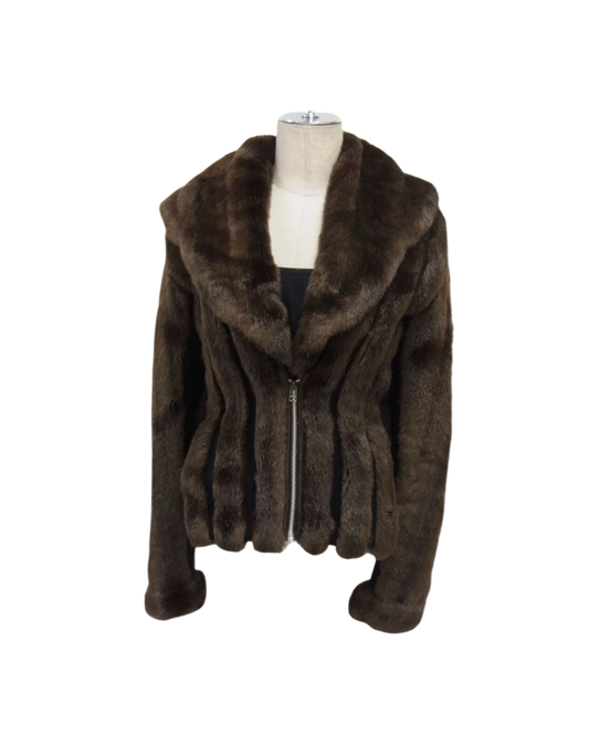 Jean Paul Gaultier Femme Faux Fur Jacket
