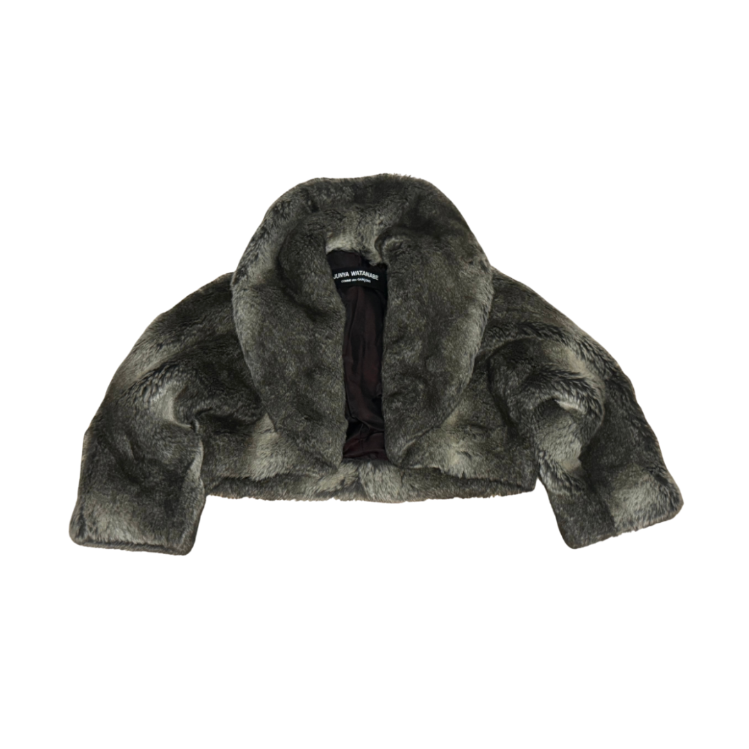 Junya Watanabe Cropped Faux Fur Jacket