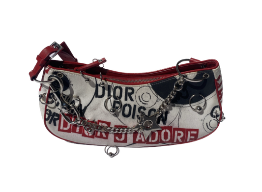 Christian Dior by John Galliano ‘Hardcore’ Pierced Shoulder Bag