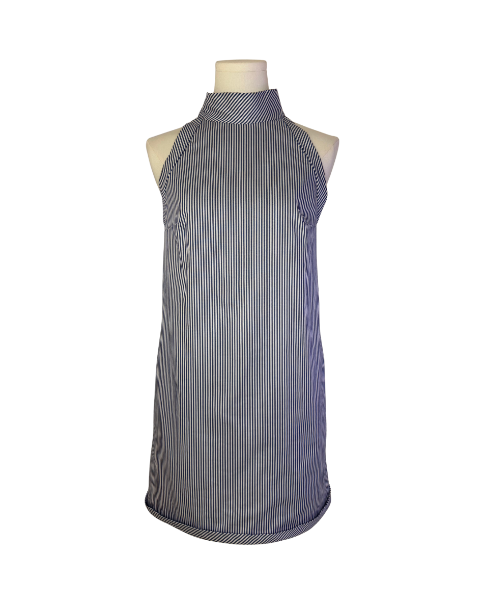 Dsquared² Striped Halter Mini Dress