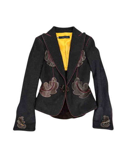 Dsquared² Grey Corduroy Jacket