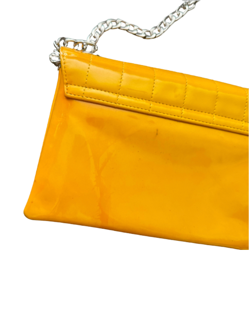 Chanel Patent Leather Keyboard Logo Bag