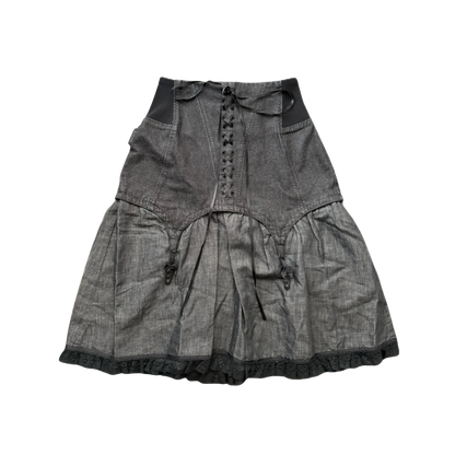 Moschino Jeans Corset Garter Skirt