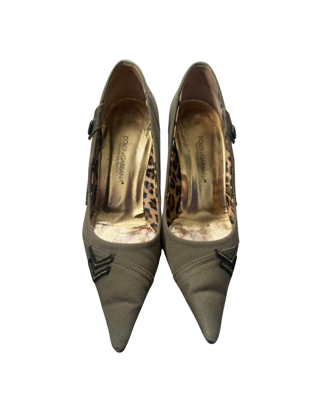 Dolce & Gabbana Army Style Pumps