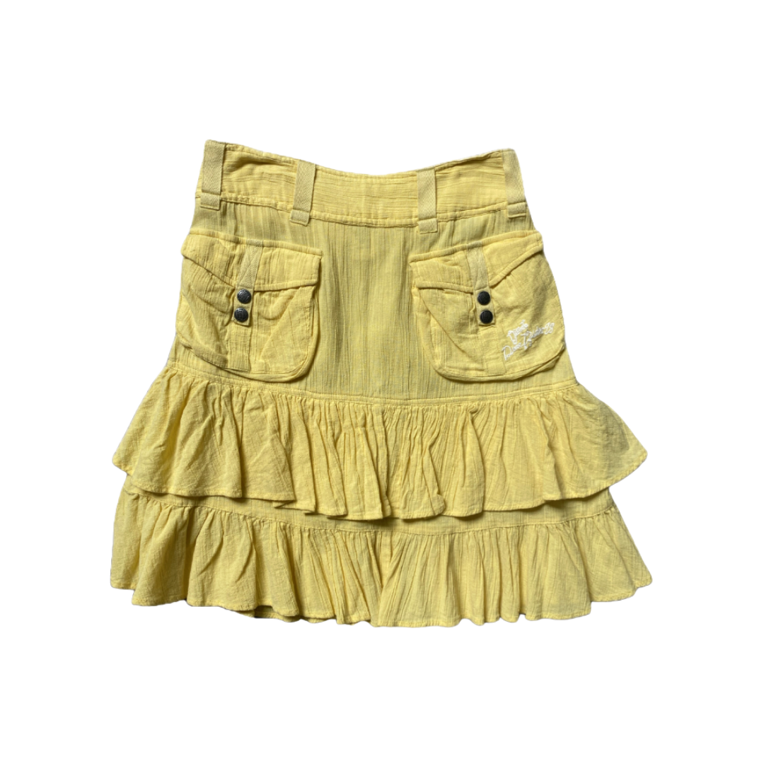 Diesel Yellow Flowy Skirt