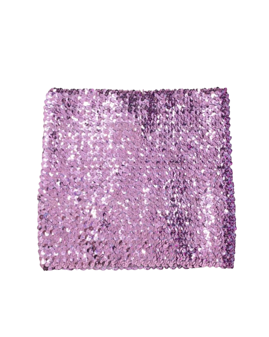 Dolce & Gabbana Purple Sequin Tube Top