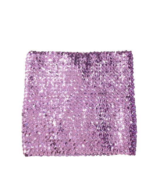 Dolce & Gabbana Purple Sequin Tube Top