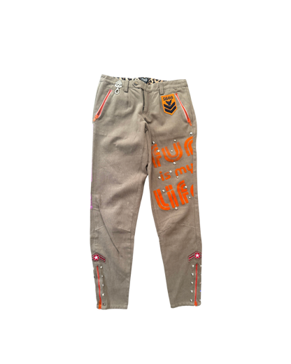 Dolce & Gabbana “Fun Is My Life” Utility Pants