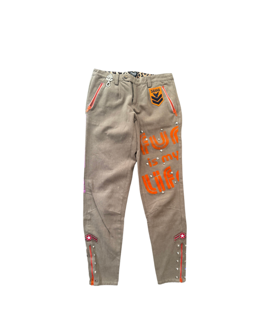 Dolce & Gabbana “Fun Is My Life” Utility Pants