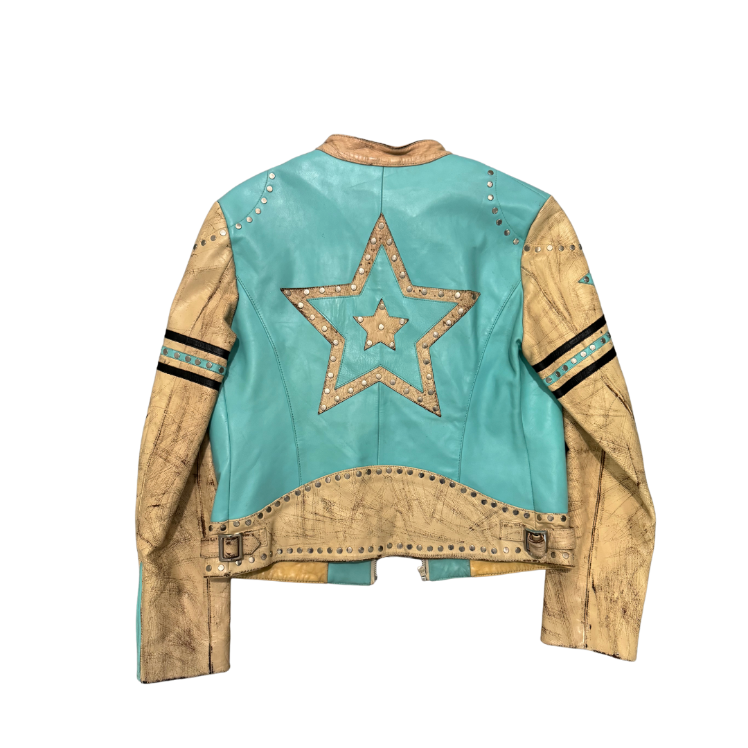 Wilsons Leather Blue Star Jacket