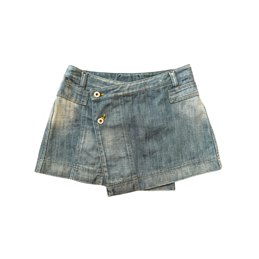 Diesel Asymmetrical Denim Skirt